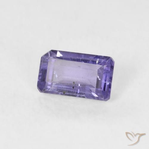 Iolita Violeta médio Natural 0.24ct, Corte Octógono / Esmeralda, VS-SI