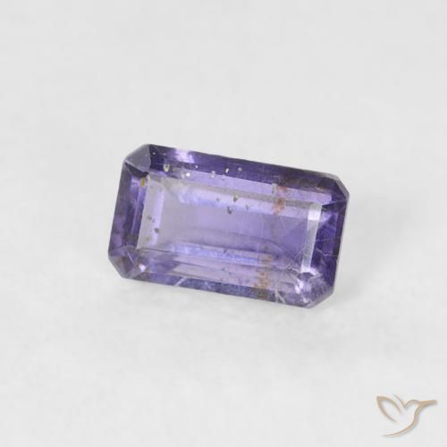 Iolita Violeta médio Natural 0.27ct, Corte Octógono / Esmeralda, SI