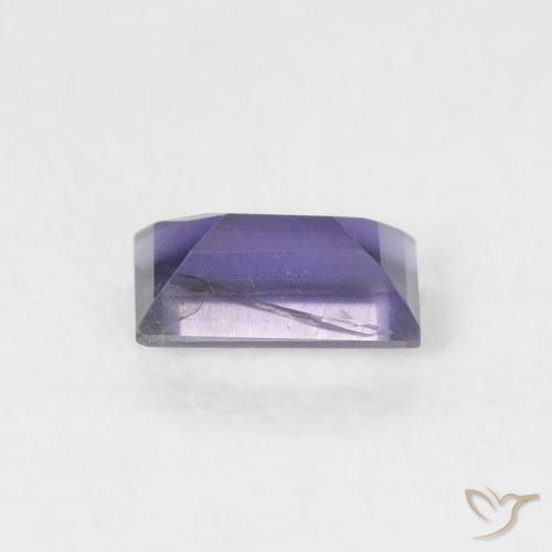 Iolita Roxo azulado escuro Natural 0.26ct, baguete, VS-SI