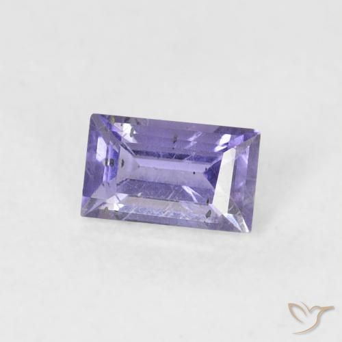 Iolita Medium Light-Violet Natural 0.27ct, baguete, SI