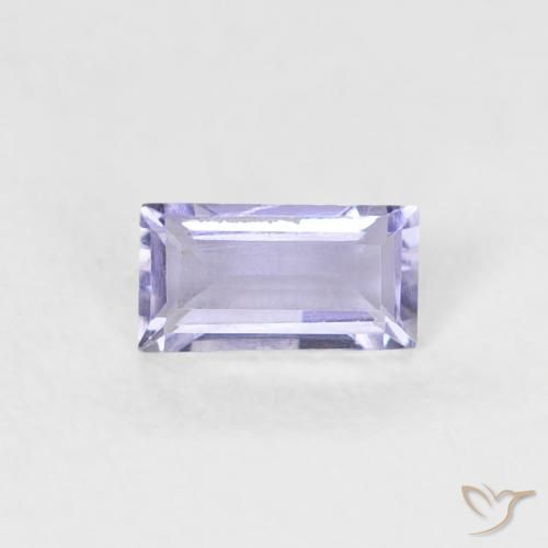0.19ct Natural Violeta rosado Iolita, baguete, VS