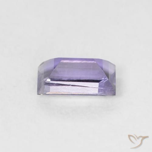 Iolita Violeta escuro Natural 0.24ct, baguete, VS-SI