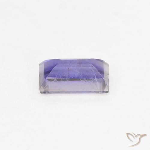 Iolita Azul Violeta Intenso Natural 0.24ct, baguete, VS