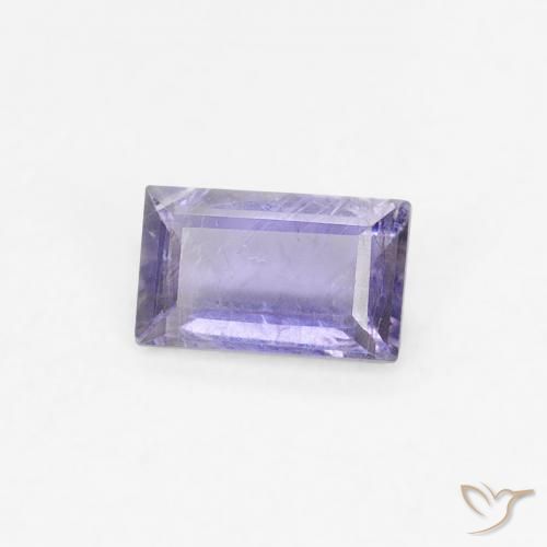 Iolita Azul profundo Natural 0.26ct, baguete, VS