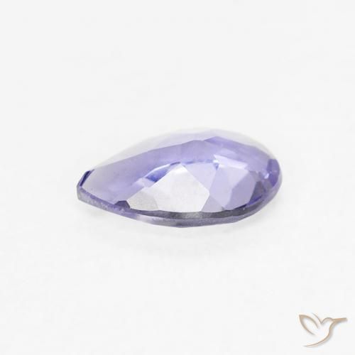 Iolita Medium Light-Violet Natural 0.28ct, Formato de pêra, VS