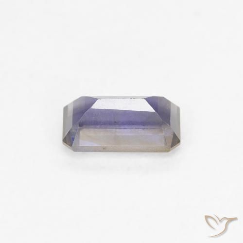 Iolita Roxo profundo Natural 0.27ct, Corte Octógono / Esmeralda, VS