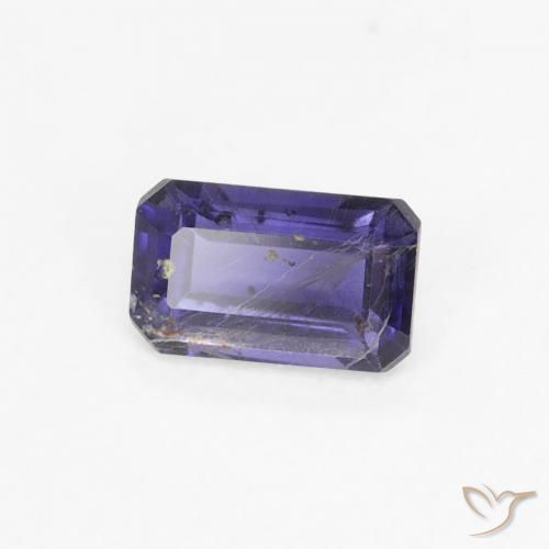 Iolita Azul escuro Natural 0.25ct, Corte Octógono / Esmeralda, VS-SI