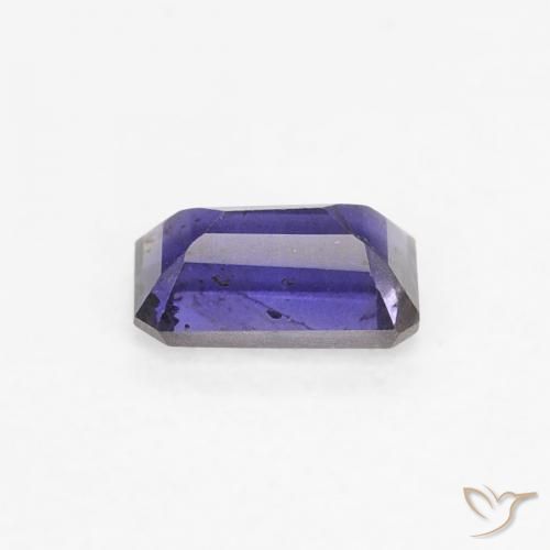 Iolita Azul escuro Natural 0.25ct, Corte Octógono / Esmeralda, VS-SI
