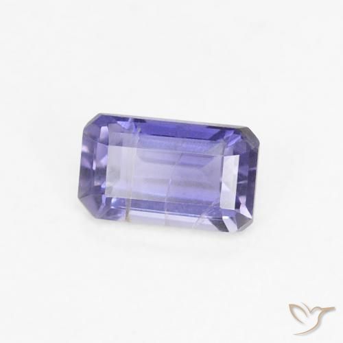 Iolita Azul Violeta Intenso Natural 0.30ct, Corte Octógono / Esmeralda, VS-SI
