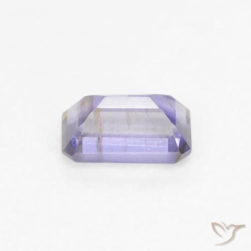 Iolita Azul Violeta Intenso Natural 0.30ct, Corte Octógono / Esmeralda, VS-SI