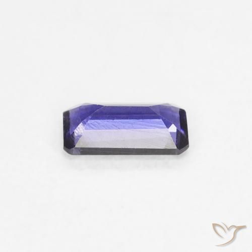 Iolita Roxo profundo Natural 0.20ct, Corte Octógono / Esmeralda, VS