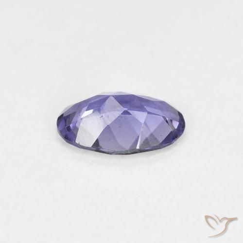 Iolita Azul prateado Natural 0.27ct, Corte Oval, VS