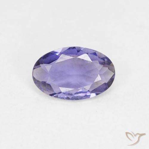 0.27ct Natural Violeta claro médio Iolita, oval, VS