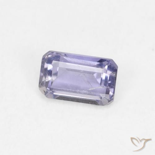 Iolita Medium Light-Violet Natural 0.32ct, Corte Octógono / Esmeralda, VS-SI