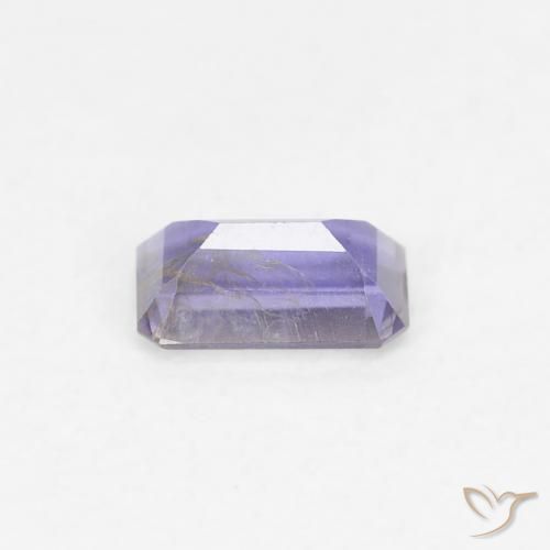 Iolita Azul prateado Natural 0.27ct, Corte Octógono / Esmeralda, VS-SI