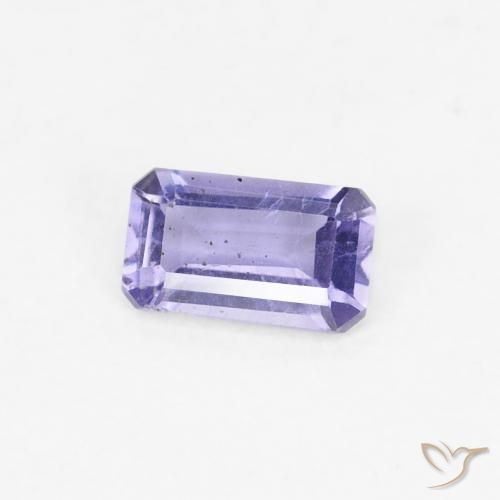 Iolita Medium Light-Violet Natural 0.25ct, Corte Octógono / Esmeralda, VS-SI