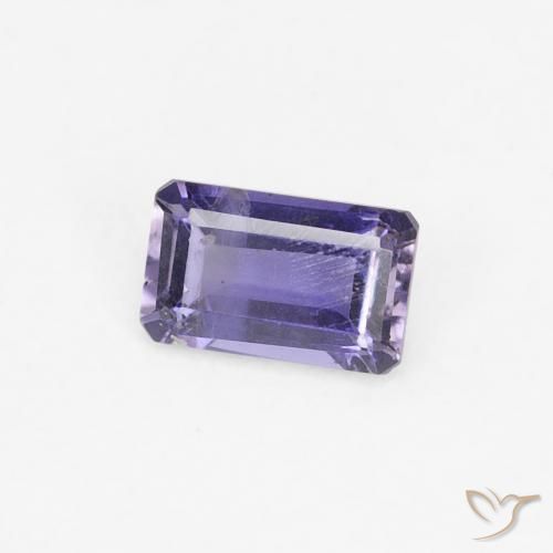 Iolita Violeta escuro Natural 0.26ct, Corte Octógono / Esmeralda, VS-SI