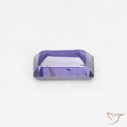Iolita Violeta escuro Natural 0.26ct, Corte Octógono / Esmeralda, VS-SI