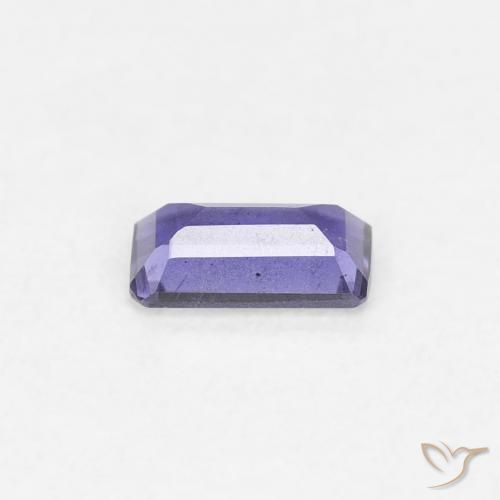 Iolita Roxo azulado escuro Natural 0.21ct, Corte Octógono / Esmeralda, VS-SI