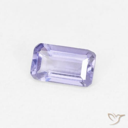 Iolita Violeta rosado Natural 0.21ct, Corte Octógono / Esmeralda, VS
