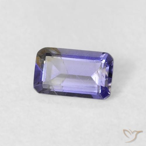 Iolita Berinjela Violeta Natural 0.26ct, Corte Octógono / Esmeralda, VS