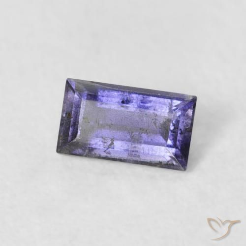 Iolita Violeta Profundo Natural 0.26ct, baguete, VS-SI