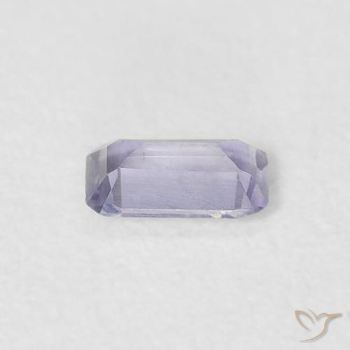 Iolita Medium Light-Violet Natural 0.18ct, Corte Octógono / Esmeralda, VS-SI
