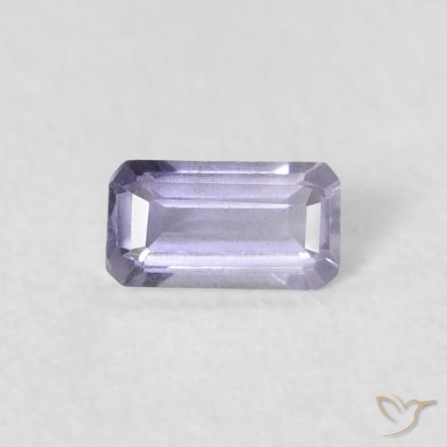 0.21ct Natural Violeta rosado Iolita, Corte Esmeralda, VS-SI