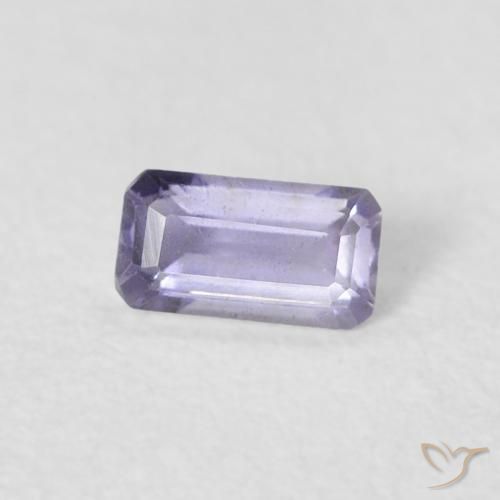 Iolita Violeta rosado Natural 0.21ct, Corte Octógono / Esmeralda, VS-SI