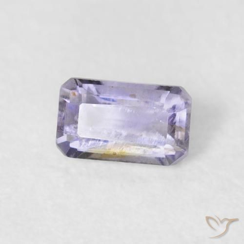 Iolita Medium Light-Violet Natural 0.29ct, Corte Octógono / Esmeralda, VS-SI