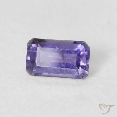 Iolita Violeta Profundo Natural 0.29ct, Corte Octógono / Esmeralda, VS