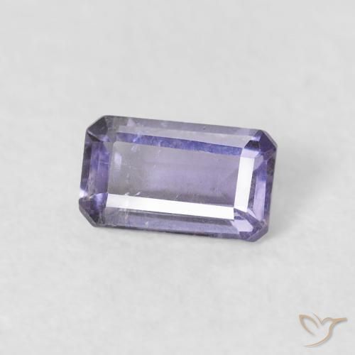 Iolita Violeta rosado Natural 0.26ct, Corte Octógono / Esmeralda, VS-SI