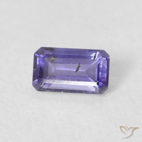 Iolita Violeta escuro Natural 0.27ct, Corte Octógono / Esmeralda, VS-SI