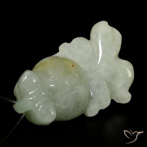 Saída Verde acinzentado Natural 27.41ct, Chique, Translúcido