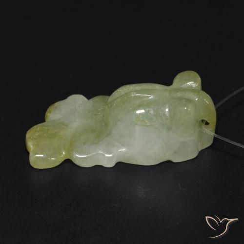 Saída verde quente Natural 21.61ct, Chique, Translúcido
