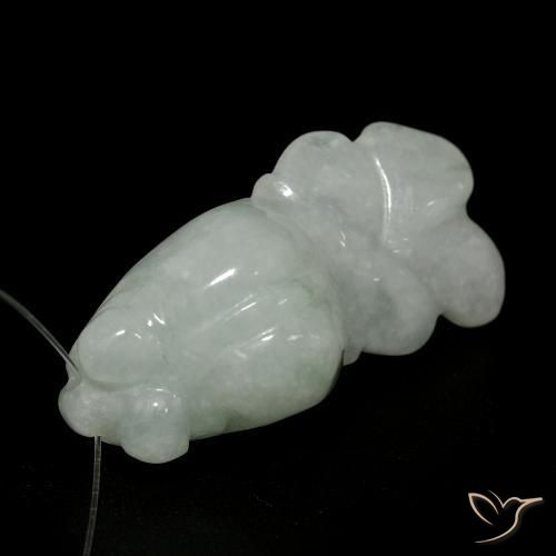 22.00ct Natural Verde acinzentado Saída, Chique, Translúcido