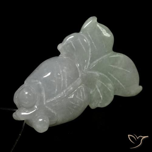 49.39ct Natural Verde médio Saída, Chique, Translúcido