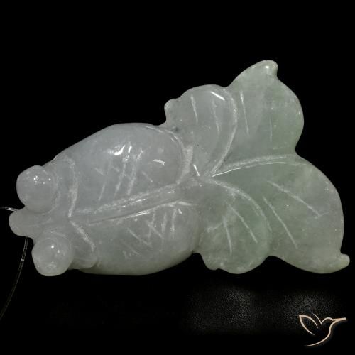 Saída Verde médio Natural 49.39ct, Chique, Translúcido