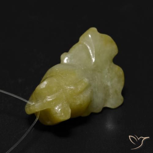 Saída Luz verde Natural 17.32ct, Chique, Translúcido