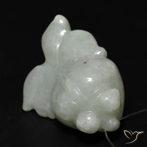 40.87ct Natural Verde médio Saída, Chique, Translúcido