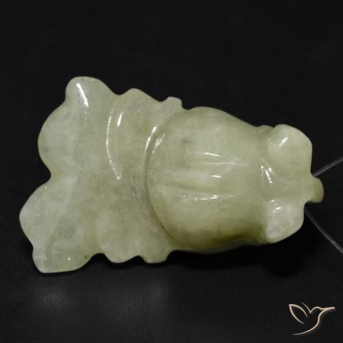 37.99ct Natural Verde oliva Saída, Chique, Translúcido