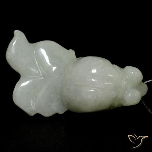 Saída Verde médio Natural 43.55ct, Chique, Translúcido