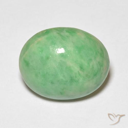 4.83ct Natural verde quente Saída, oval, Opaco