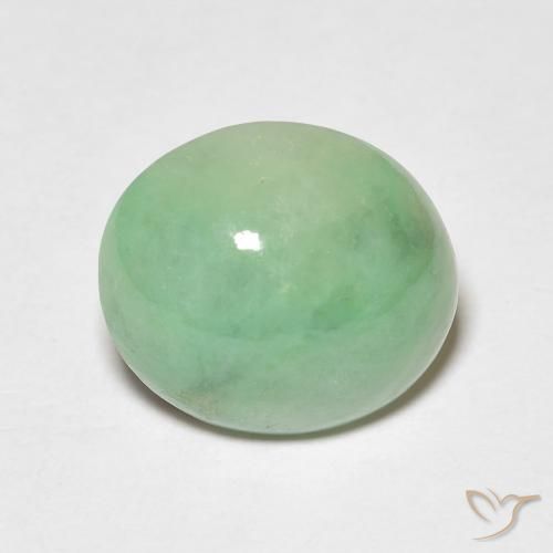 4.69ct Natural Luz verde Saída, oval, Opaco
