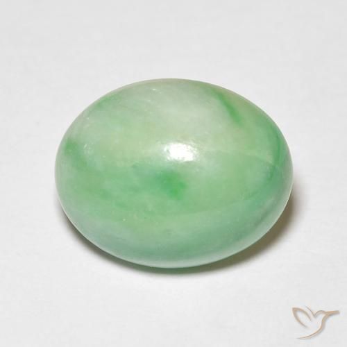 5.09ct Natural verde quente Saída, oval, Opaco