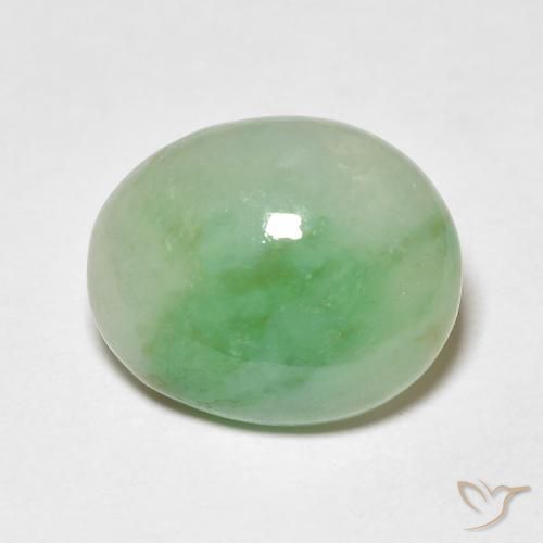 4.15ct Natural Luz verde Saída, oval, Opaco