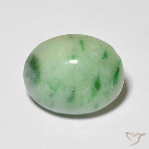 4.75ct Natural verde quente Saída, oval, Opaco