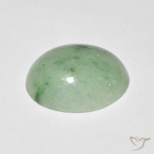 Saída verde quente Natural 3.52ct, oval, Opaco