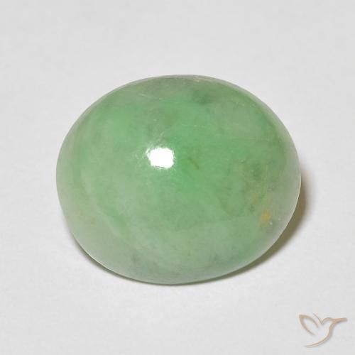 4.34ct Natural Amarelo verde Saída, oval, Opaco