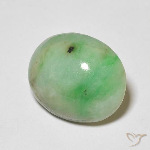4.76ct Natural Luz verde Saída, oval, Opaco